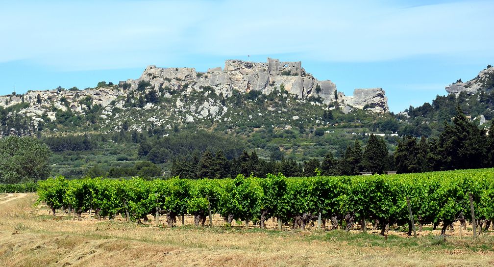 Rebflächen im AOC-Bereich Les Beaux-de-Provence