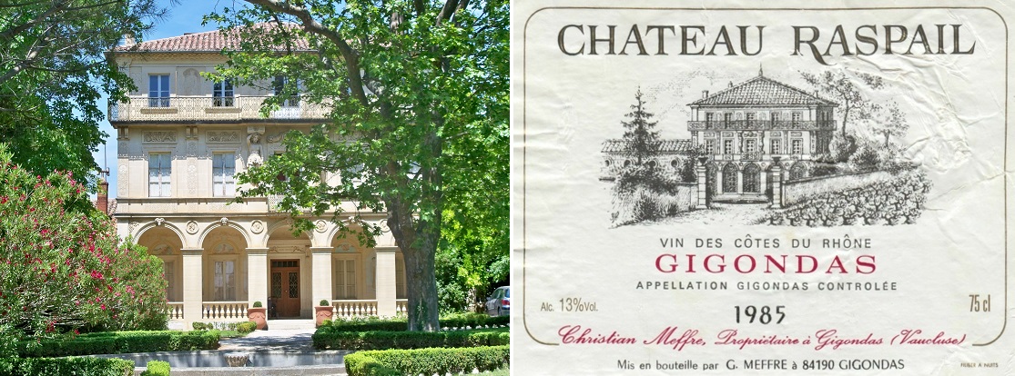 Gigondas - Château und Etikett