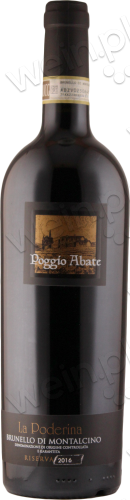 2016 Brunello di Montalcino DOCG Riserva "Poggio Abate"